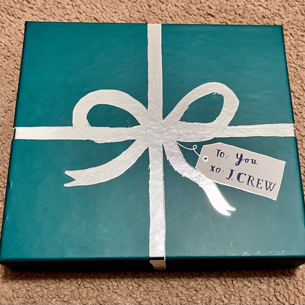 Limited Edition J. Crew Holiday Card Set 10 count with Stickers & Sharpie